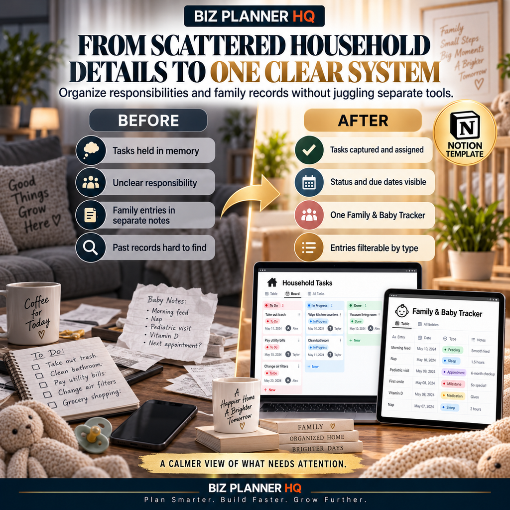 The New Parent & Household Notion System