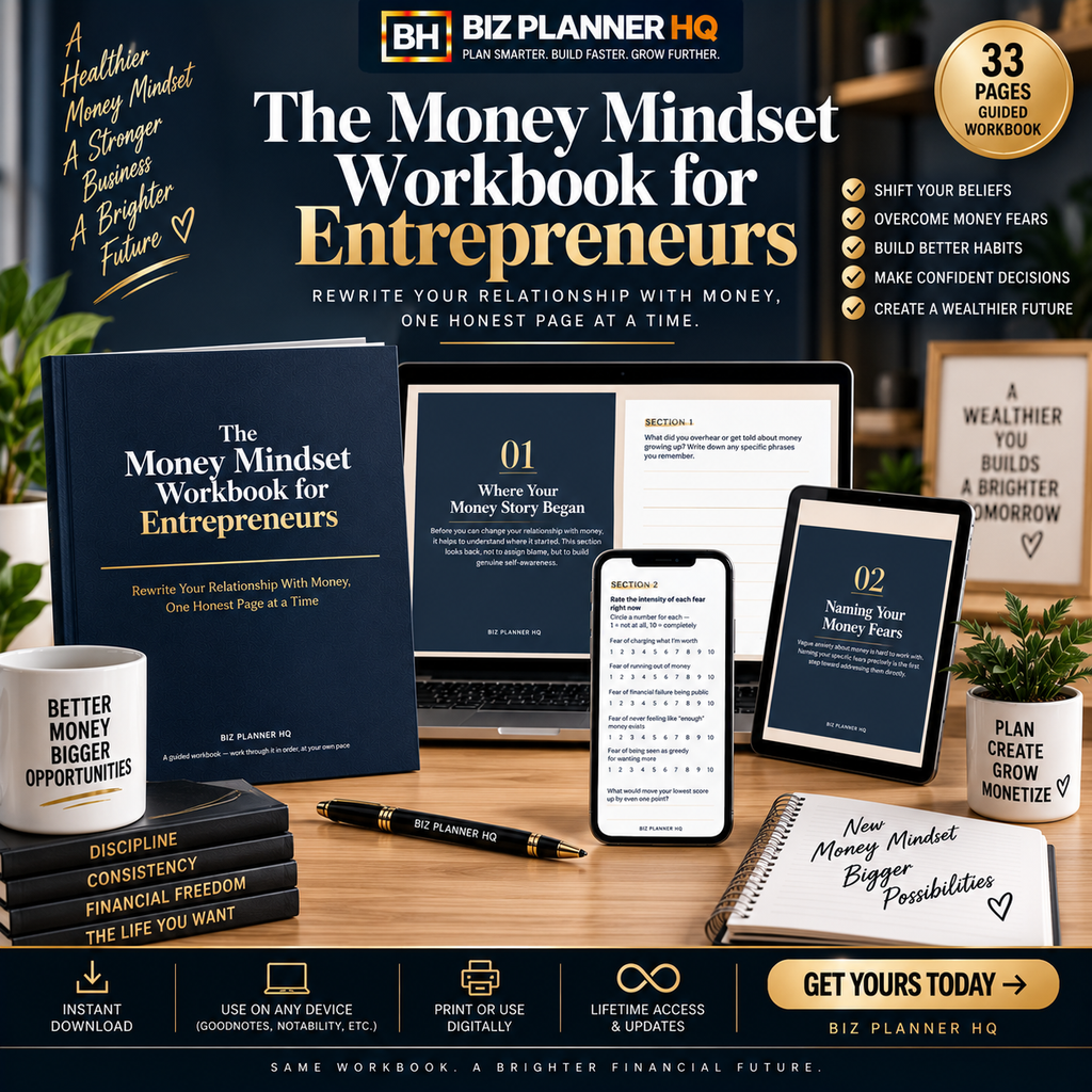 The Money Mindset Workbook for Entrepreneurs