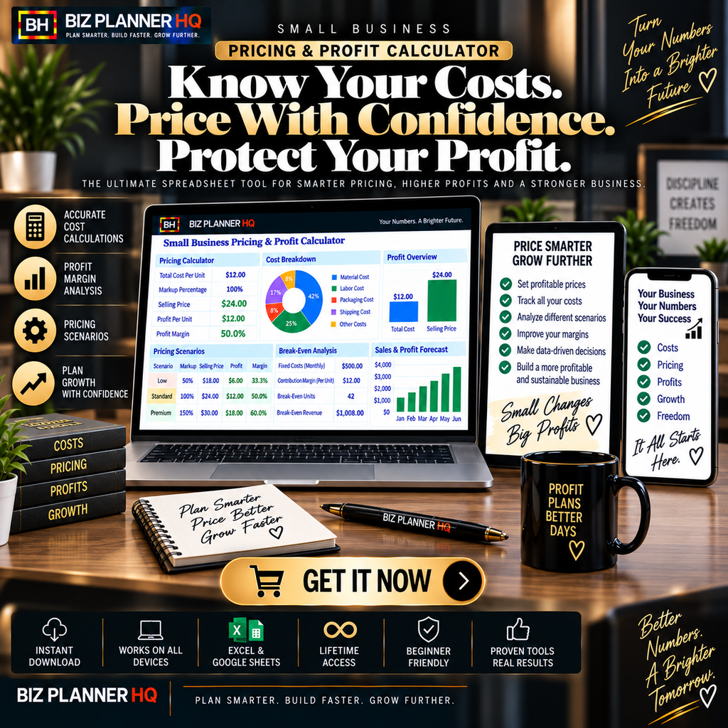 The Small Business Pricing & Profit Calculator
