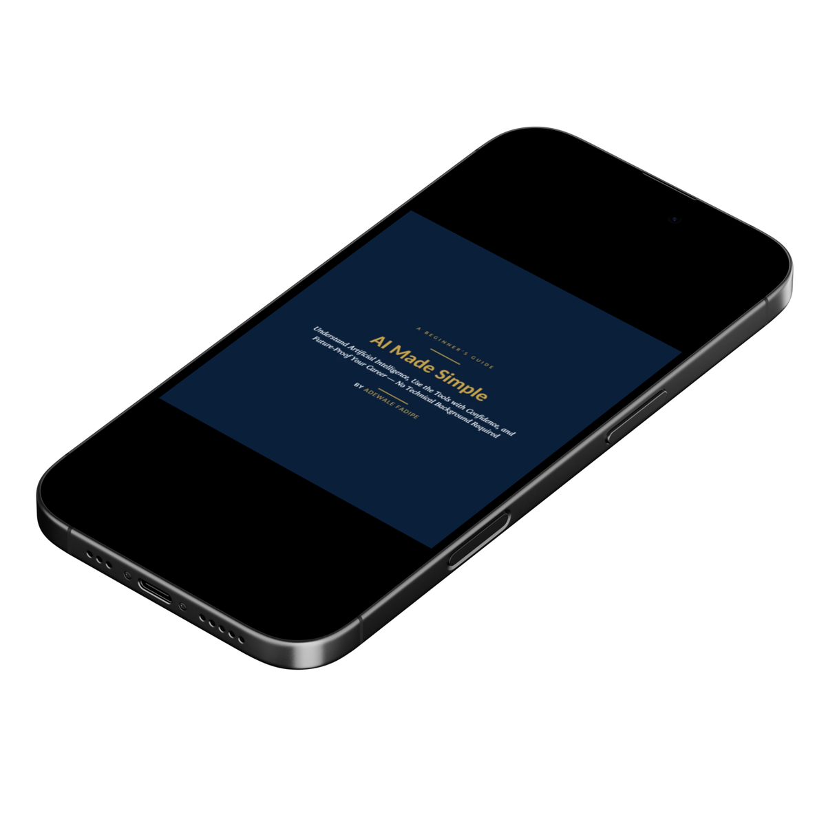 AI Made Simple beginner's guide to artificial intelligence eBook cover