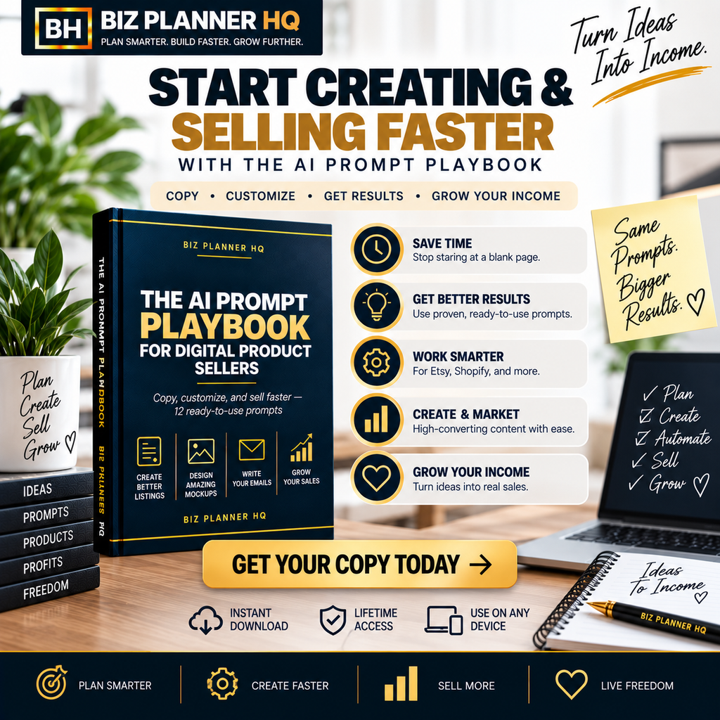 The AI Prompt Playbook for Digital Product Sellers
