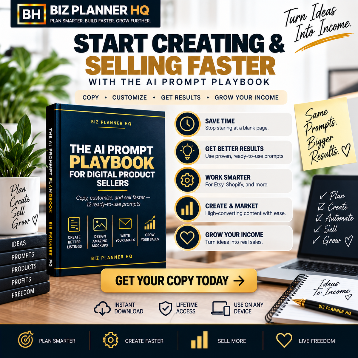 The AI Prompt Playbook for Digital Product Sellers