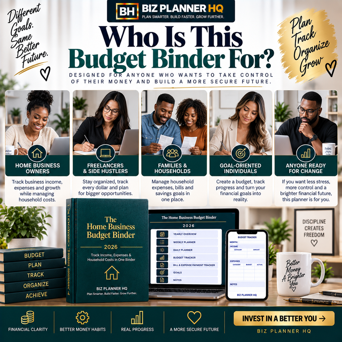 The Home Business Budget Binder 2026 (Hyperlinked GoodNotes & iPad Planner)