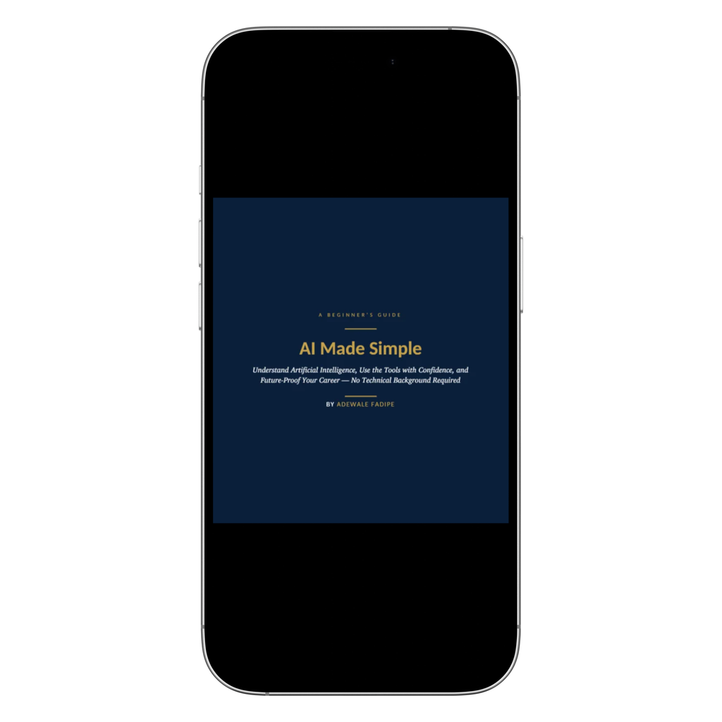 AI Made Simple eBook interior page explaining how AI works