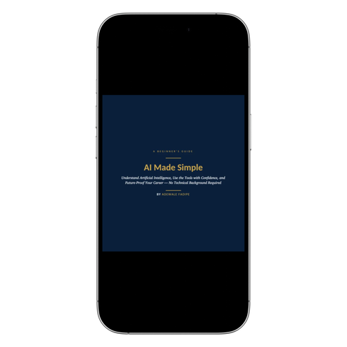 AI Made Simple eBook interior page explaining how AI works