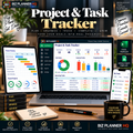 The Project & Task Tracker (Kanban + Gantt + Priority Matrix)