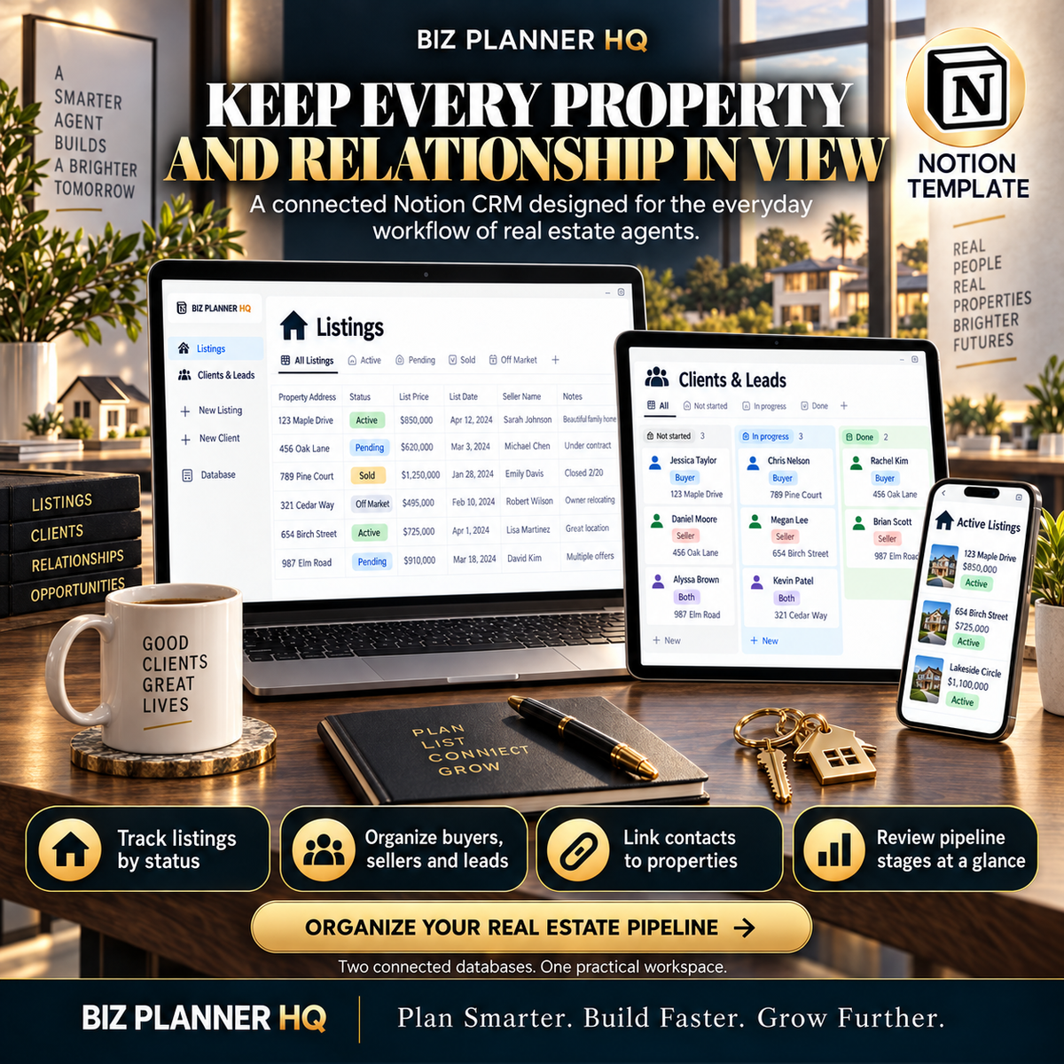 The Real Estate Agent Notion CRM