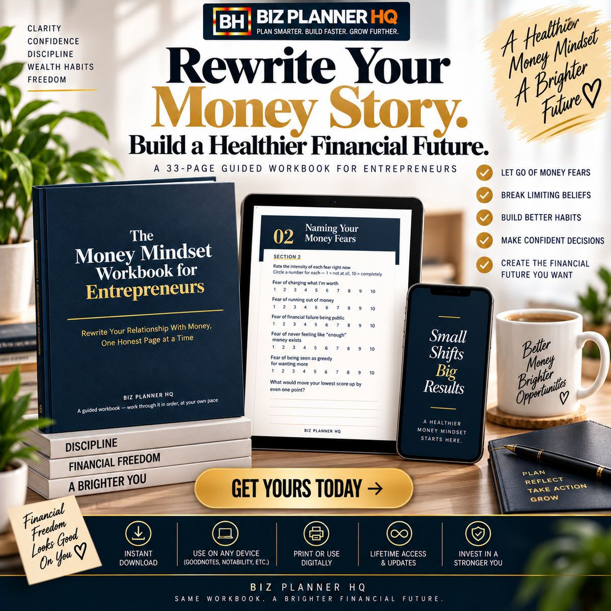 The Money Mindset Workbook for Entrepreneurs