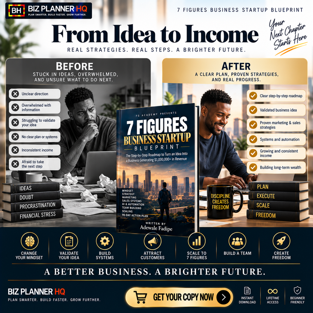 7 Figures Business Startup Blueprint — E-Book