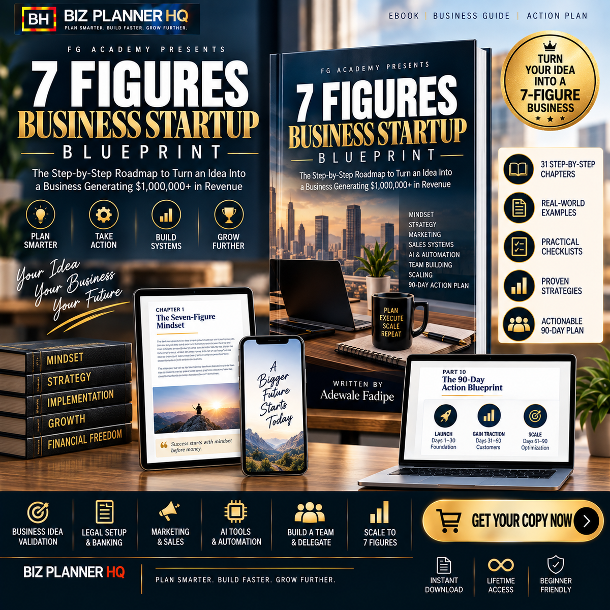 7 Figures Business Startup Blueprint — E-Book