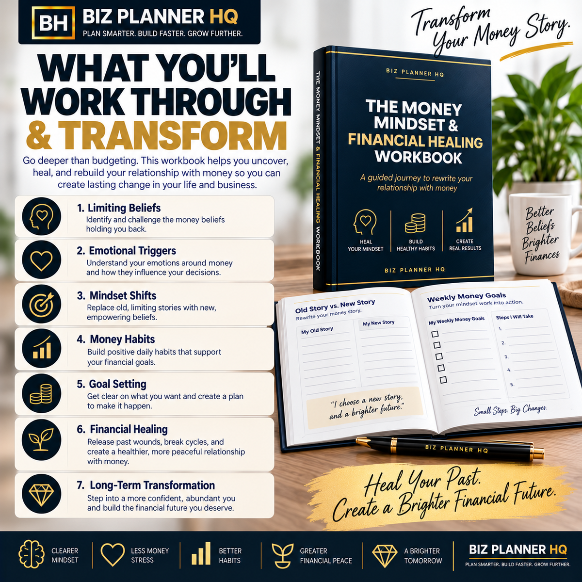 The Money Mindset & Financial Healing Workbook