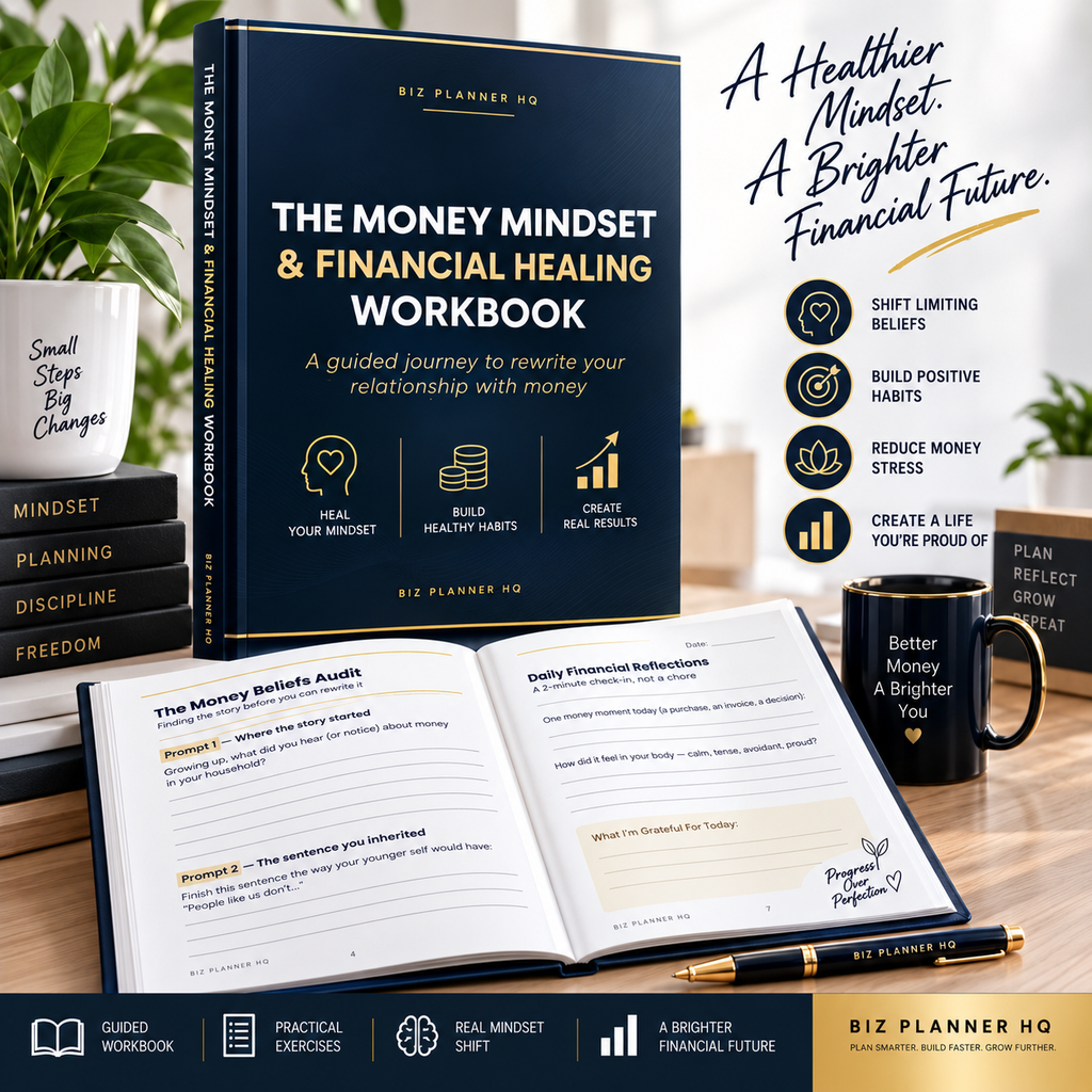 The Money Mindset & Financial Healing Workbook