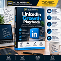 LinkedIn Growth Playbook eBook cover — for consultants and freelancers who want clients, not just followers
