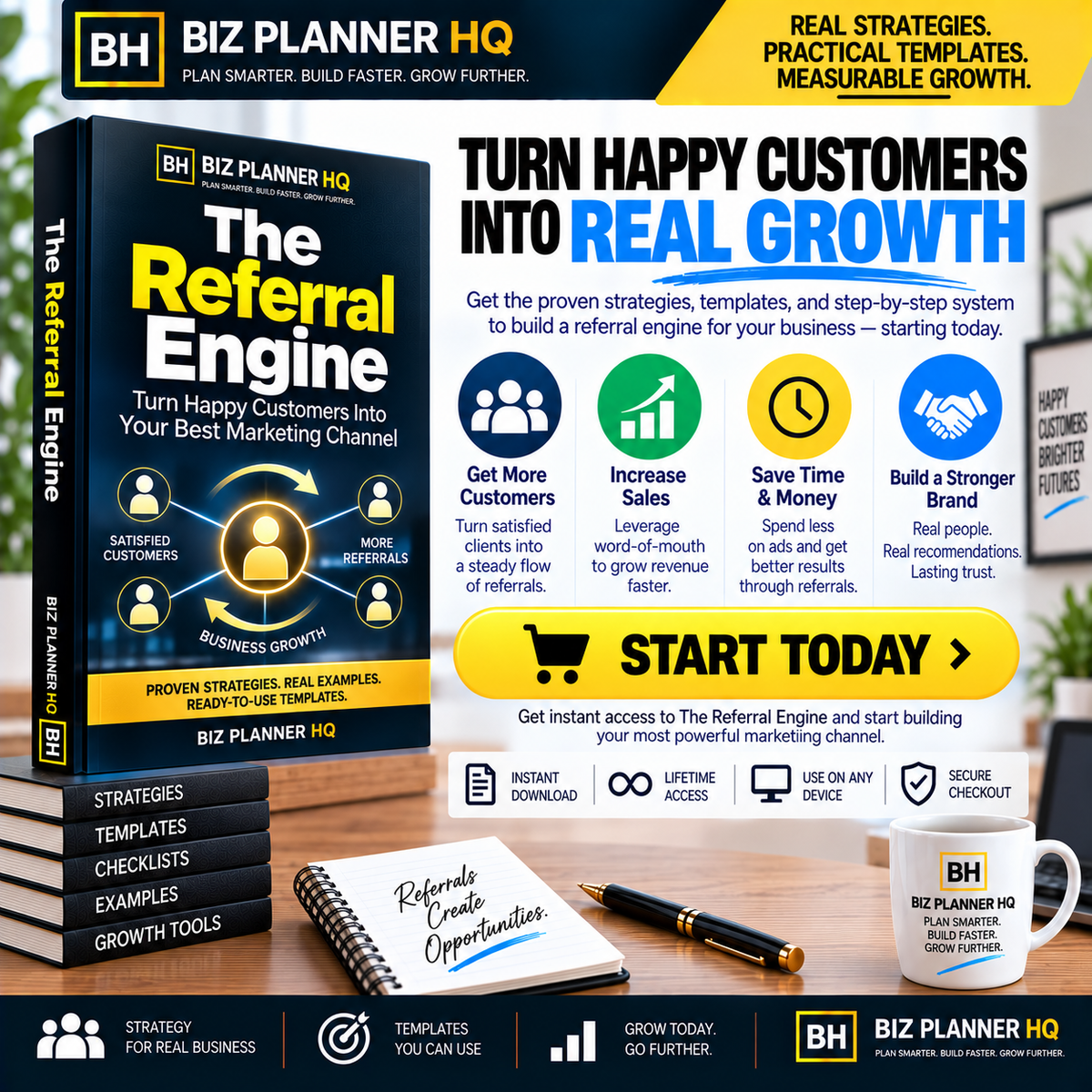 Turn happy customers into real growth — call to action for The Referral Engine