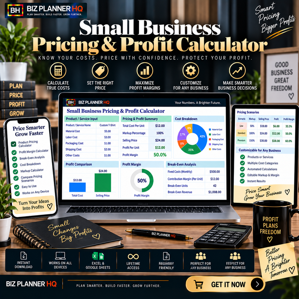 The Small Business Pricing & Profit Calculator