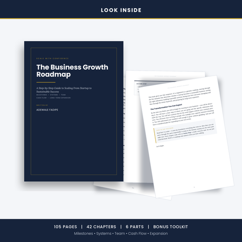 The Business Growth Roadmap eBook — scale from startup to sustainable success