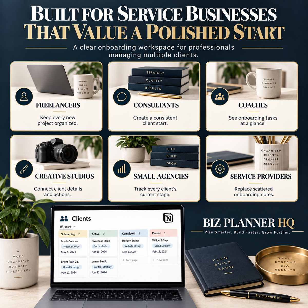 The Client Portal and Onboarding System clients database preview