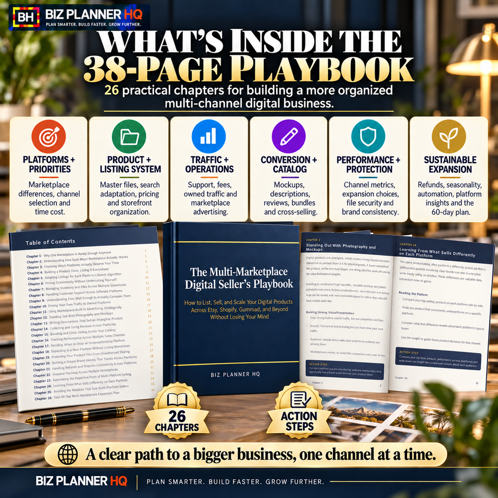 The Multi-Marketplace Digital Seller's Playbook