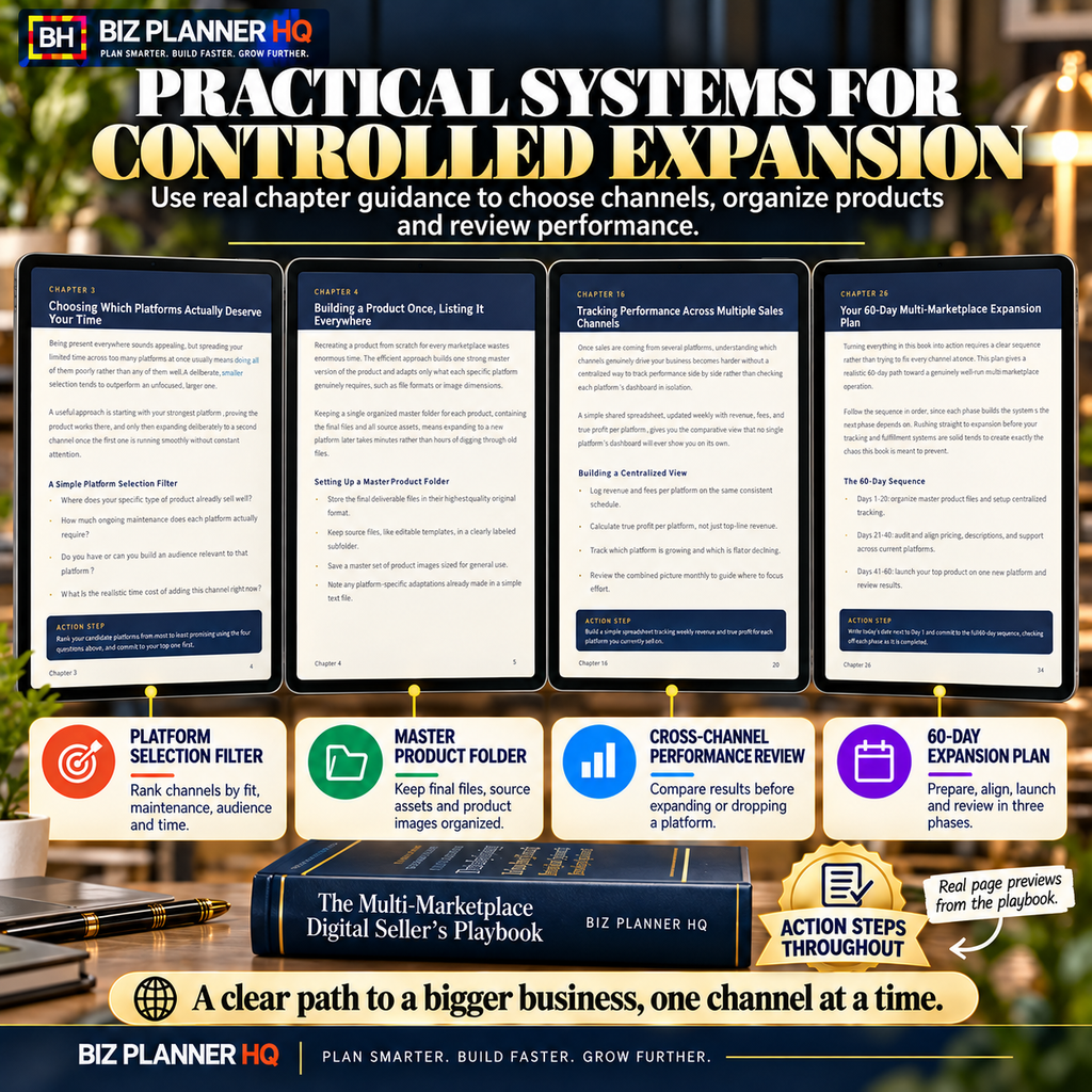 The Multi-Marketplace Digital Seller's Playbook