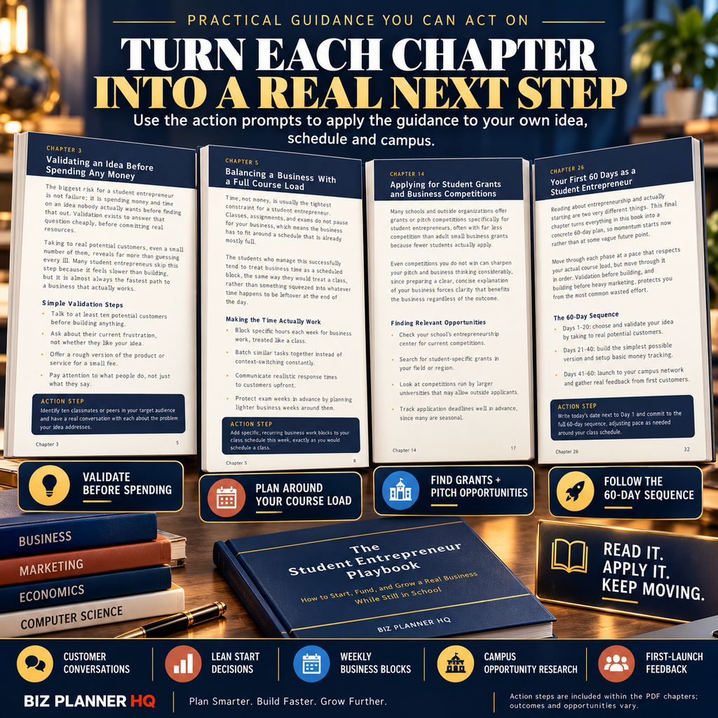 The Student Entrepreneur Playbook