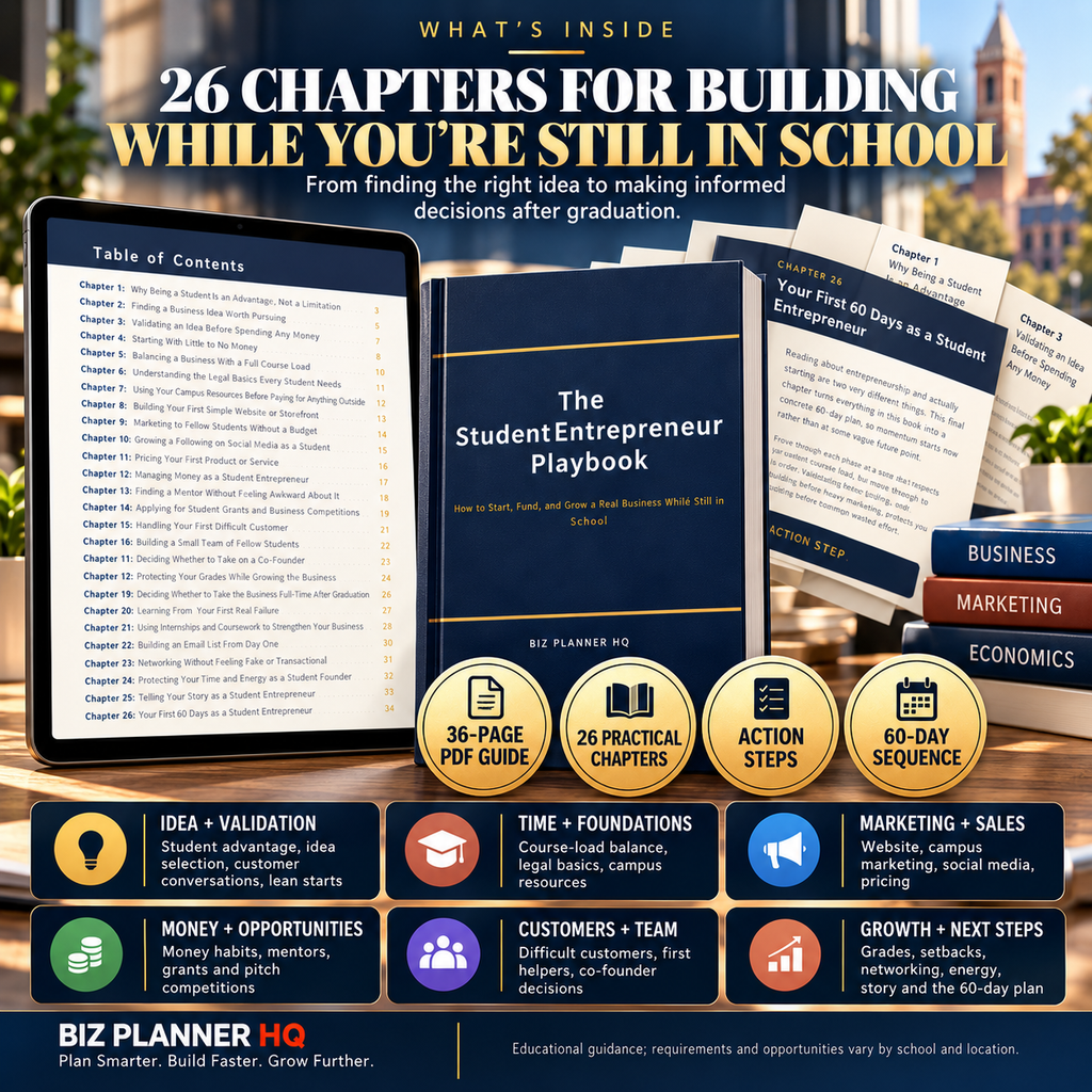 The Student Entrepreneur Playbook