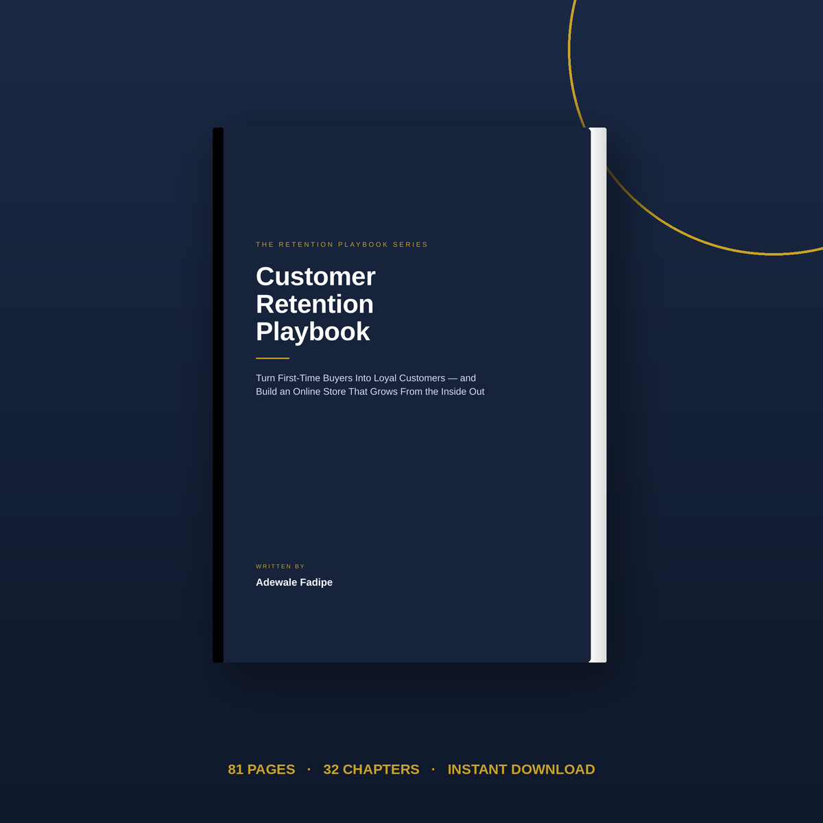 Customer Retention Playbook eBook for online stores and ecommerce