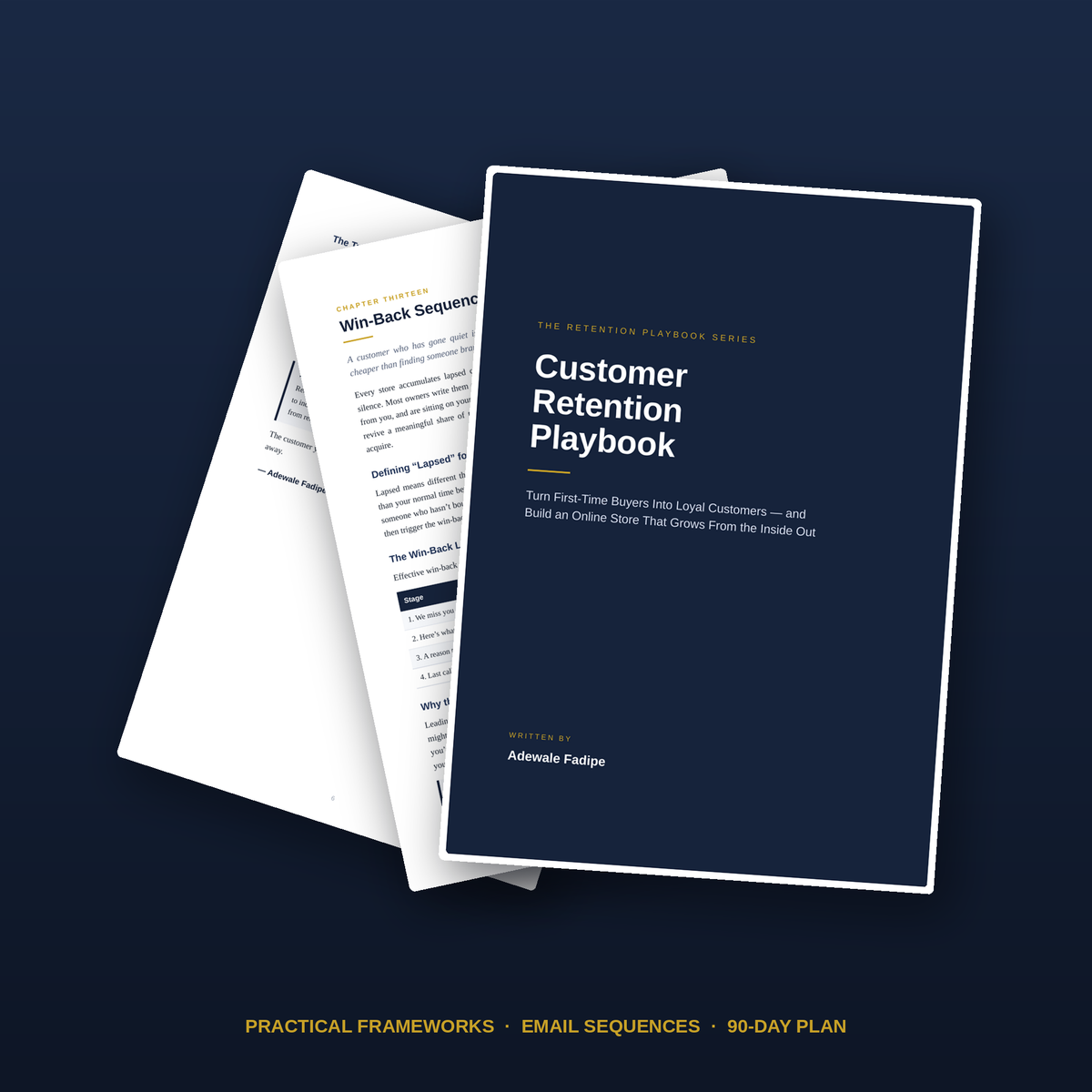 Customer retention guide with email sequences, loyalty and upsells