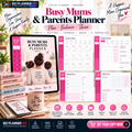 Busy Mums & Parents Planner | Undated Digital Planner for GoodNotes