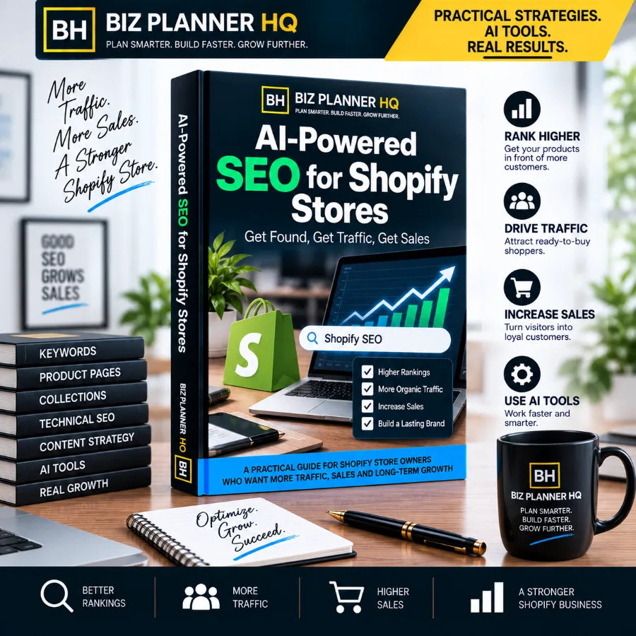AI-Powered SEO for Shopify Stores: Get Found, Get Traffic, Get Sales