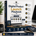 The Digital Product Launch Playbook eBook cover — from idea to first sale in 30 days