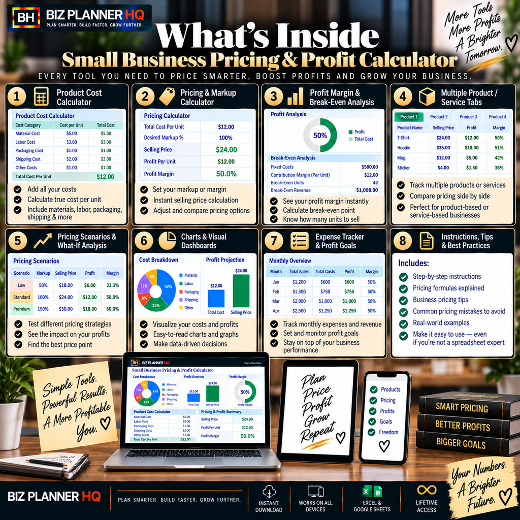 The Small Business Pricing & Profit Calculator