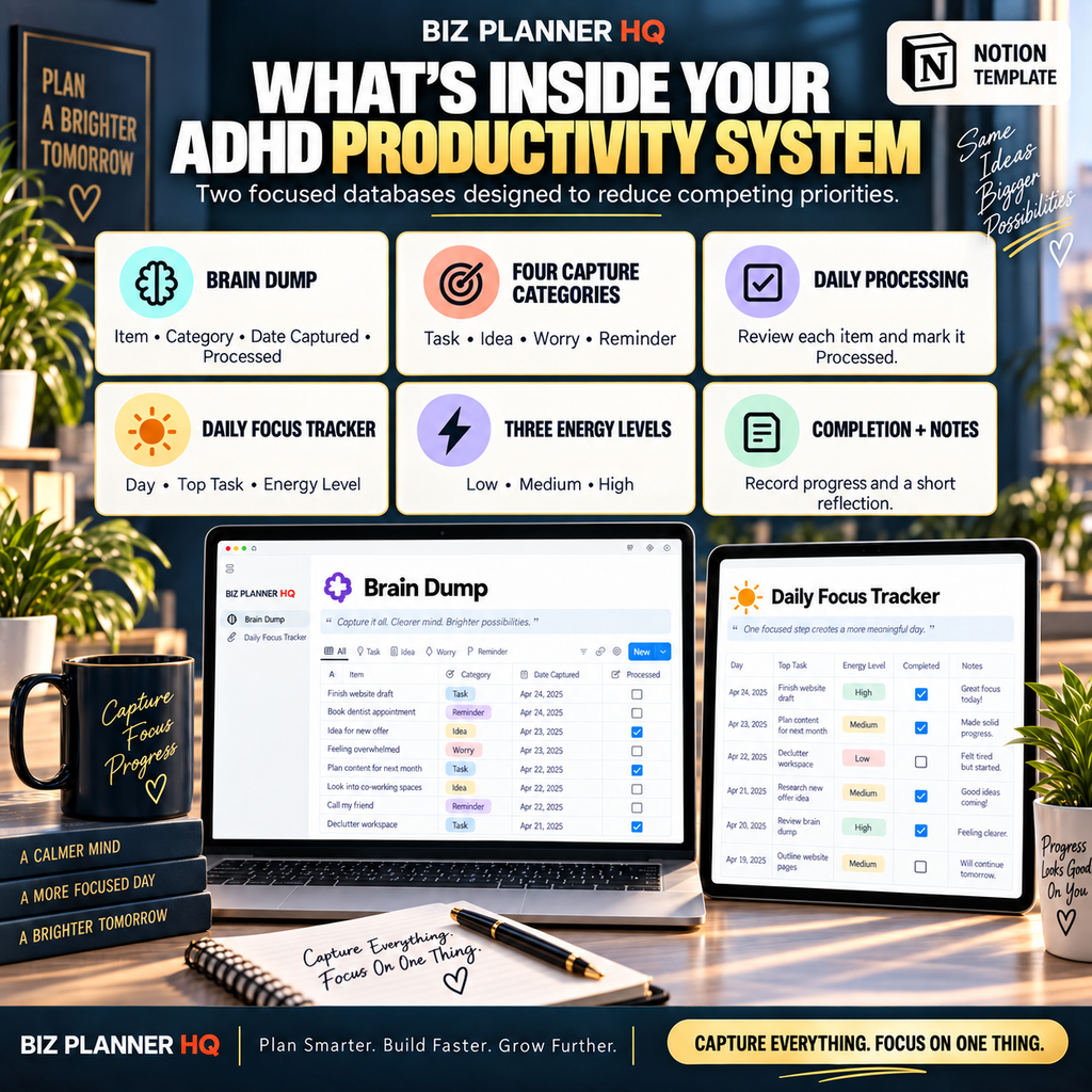 The ADHD Notion Productivity System