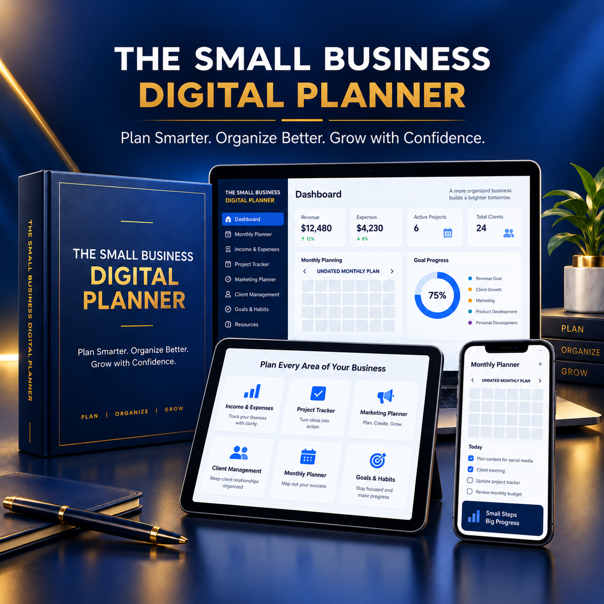 The Small Business Digital Planner 2026
