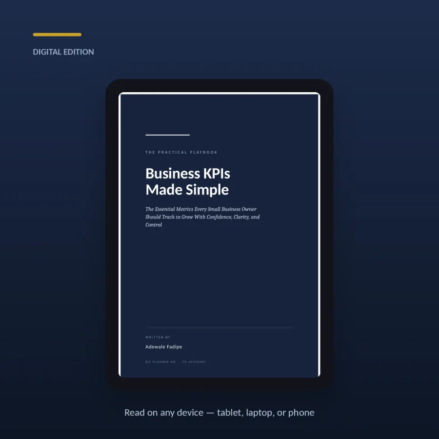 Business KPIs Made Simple — 132-Page eBook for Small Business Owners