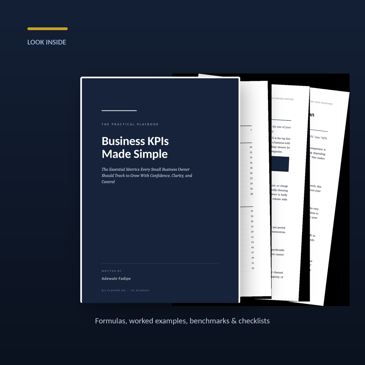 Business KPIs Made Simple eBook for small business owners