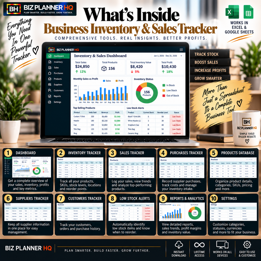 The Business Inventory & Sales Tracker