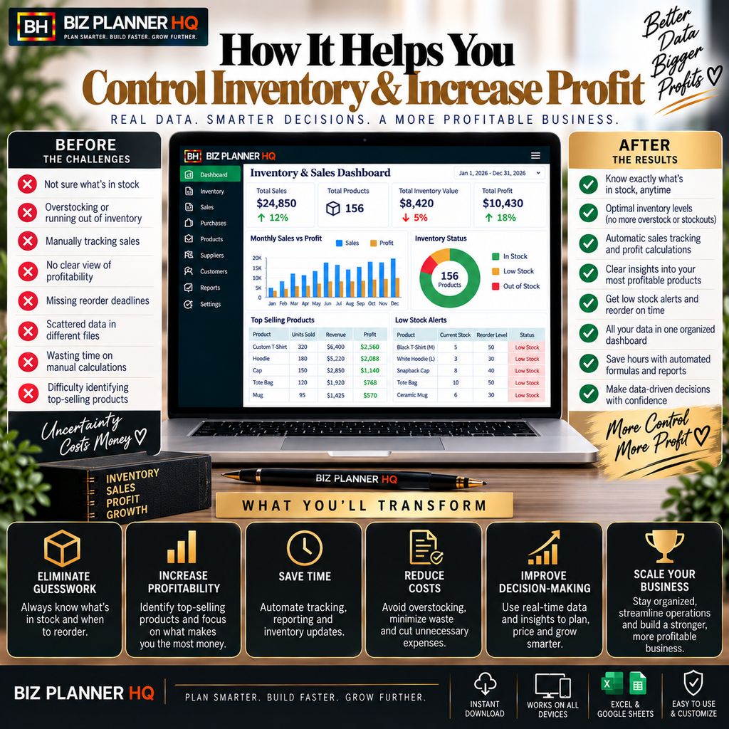 The Business Inventory & Sales Tracker