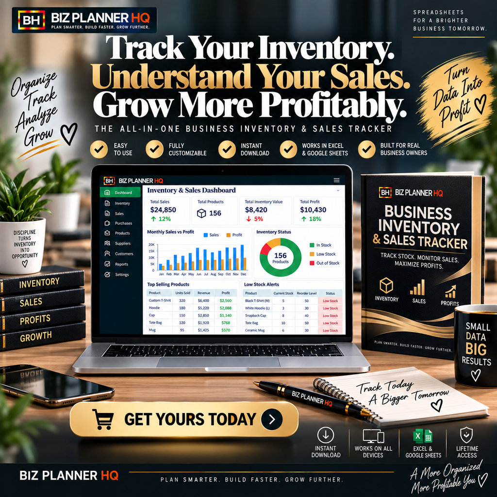 The Business Inventory & Sales Tracker