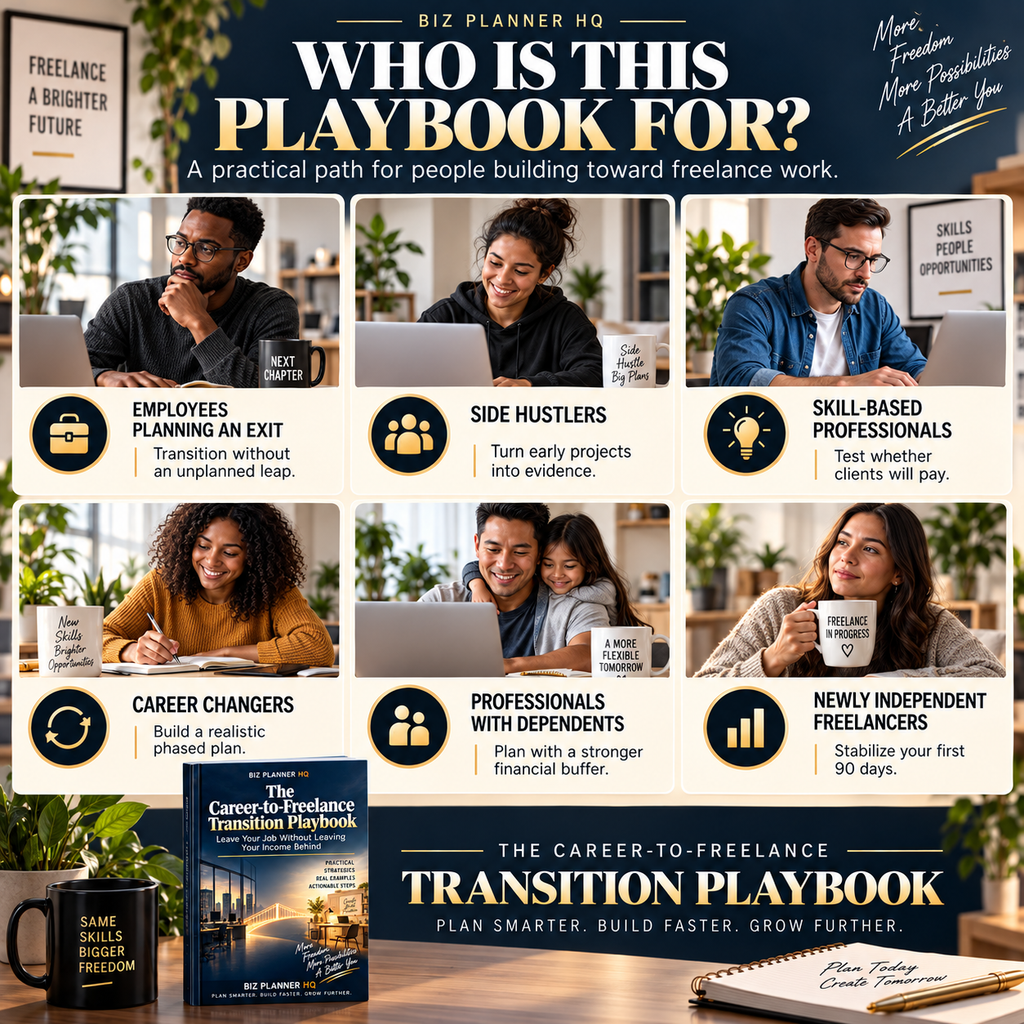 The Career-to-Freelance Transition Playbook interior preview page 1