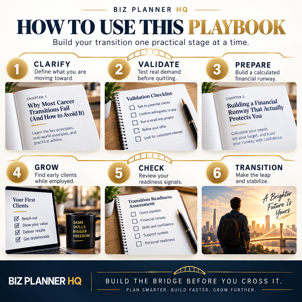 The Career-to-Freelance Transition Playbook interior preview page 2