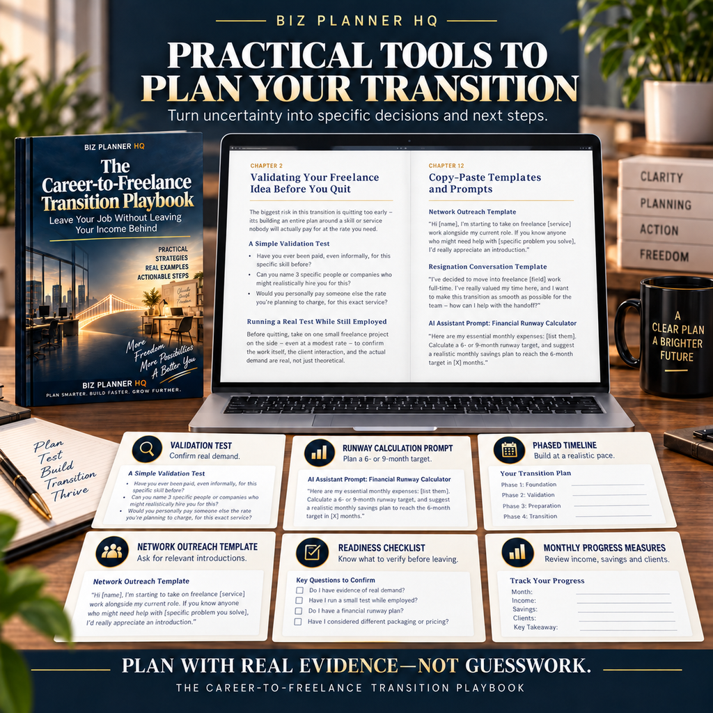 The Career-to-Freelance Transition Playbook interior preview page 4