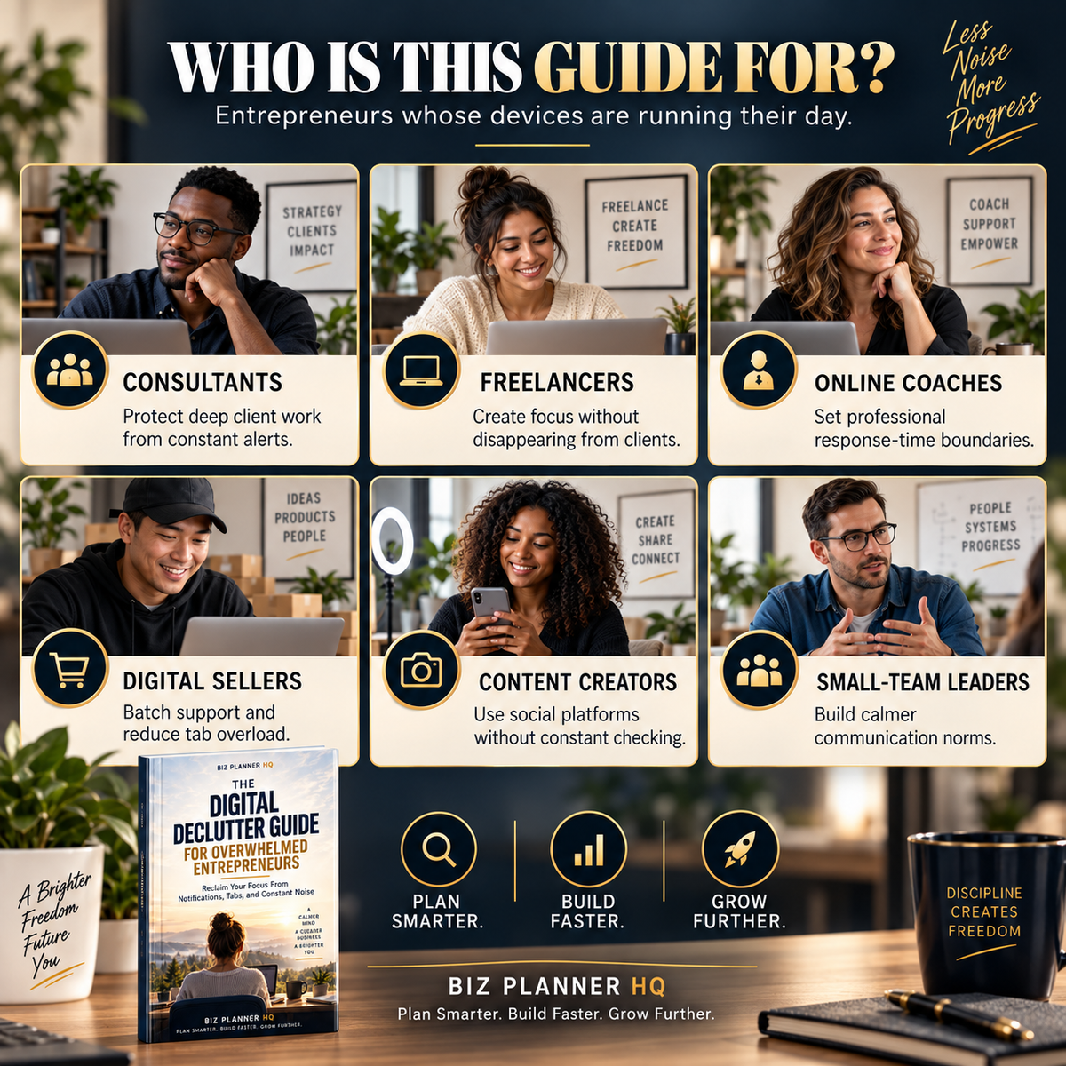 The Digital Declutter Guide for Overwhelmed Entrepreneurs interior preview page 1