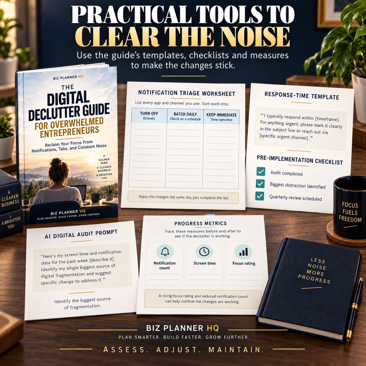 The Digital Declutter Guide for Overwhelmed Entrepreneurs interior preview page 4