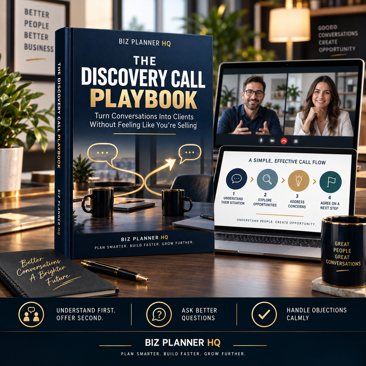 The Discovery Call Playbook ebook cover